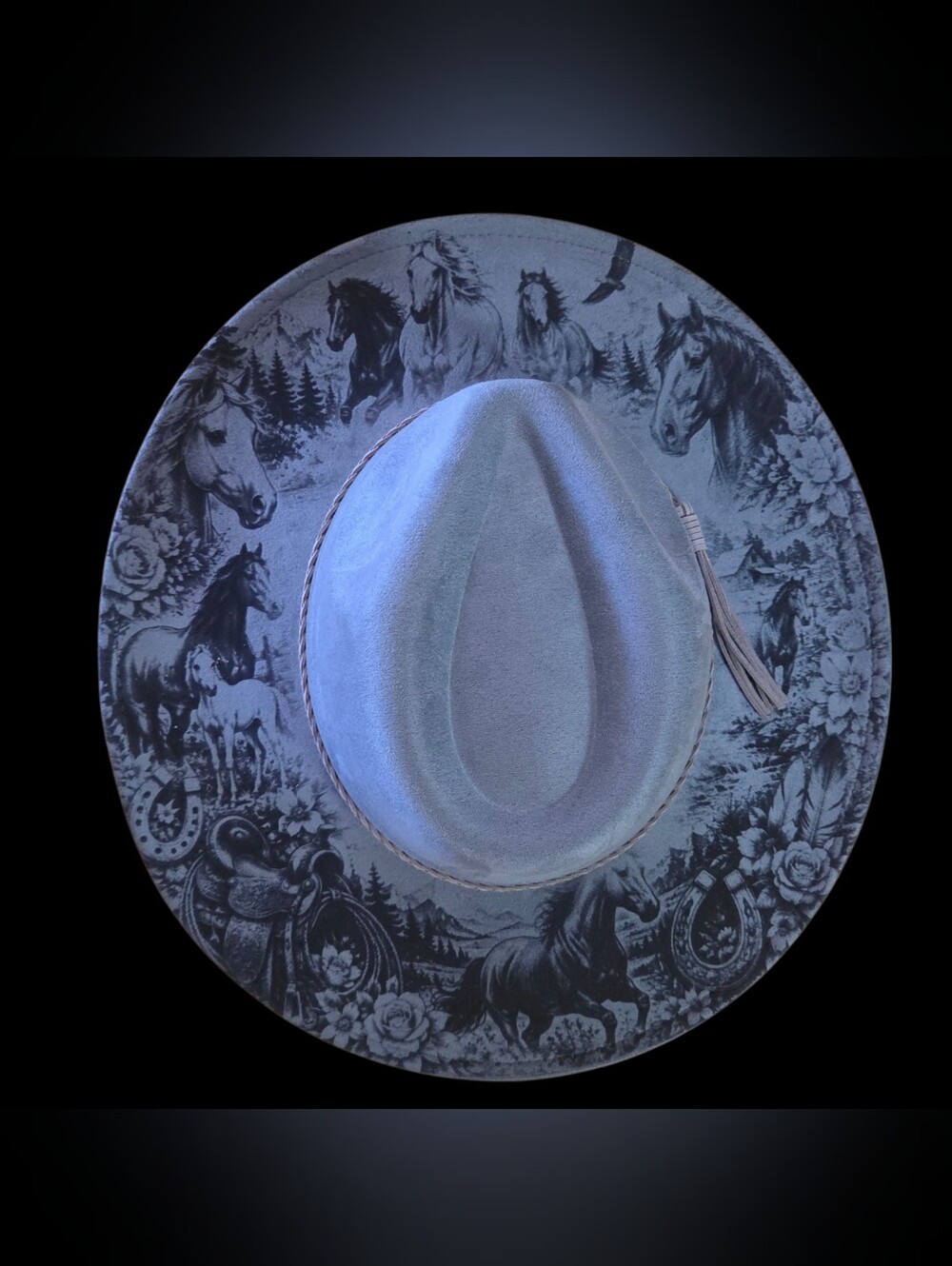 Engraved Hat-Premium Vegan Suede-Adjustable Unisex